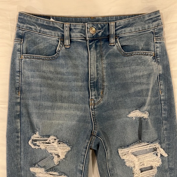 NWOT American Eagle Highest Rise Jegging - Light Wash - Picture 5 of 9